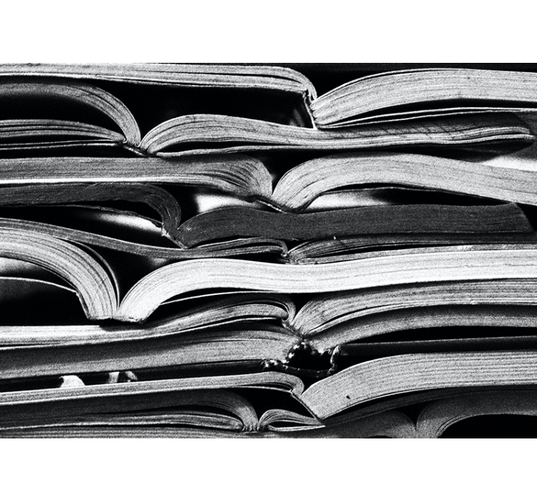 Picturi murale de textură și model pagini deschise stivuite - TenStickers