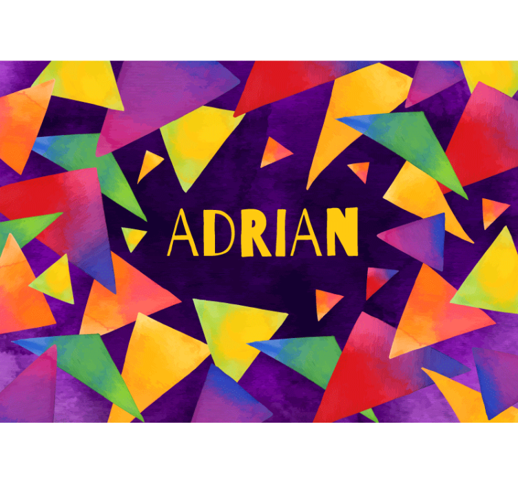 Forme geometrice colorate fototapetpentru adolescenți - TenStickers