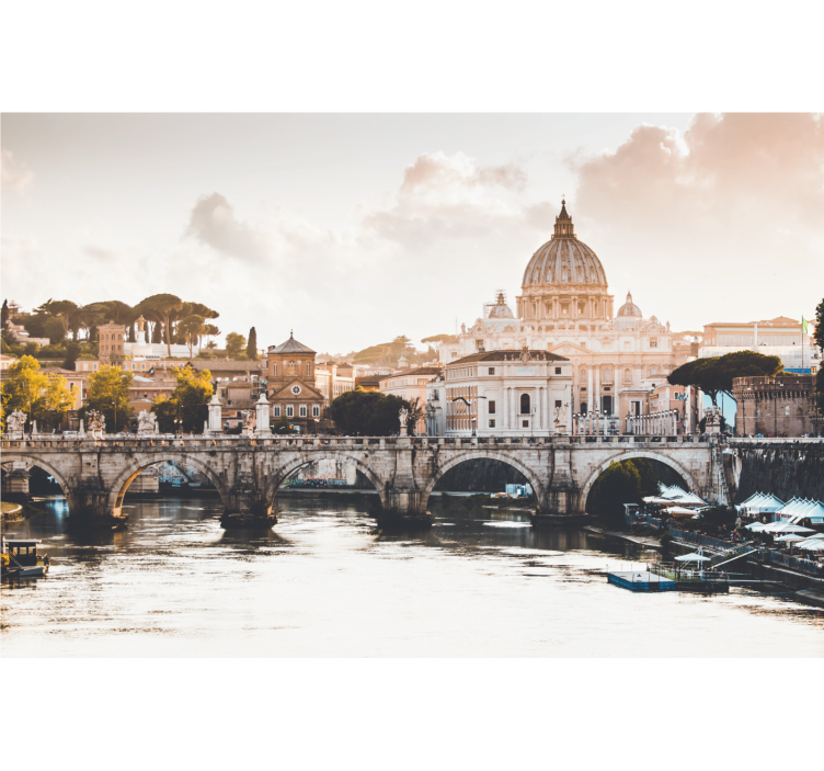 Fototapet de oraș arhitectură romană istorică - TenStickers