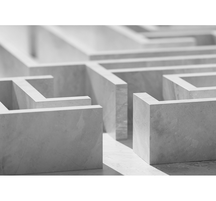 Fototapet abstract detalii structură labirint - TenStickers