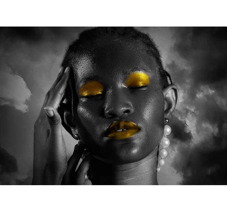 Fototapet persoane portret de frumusețe izbitoare - TenStickers