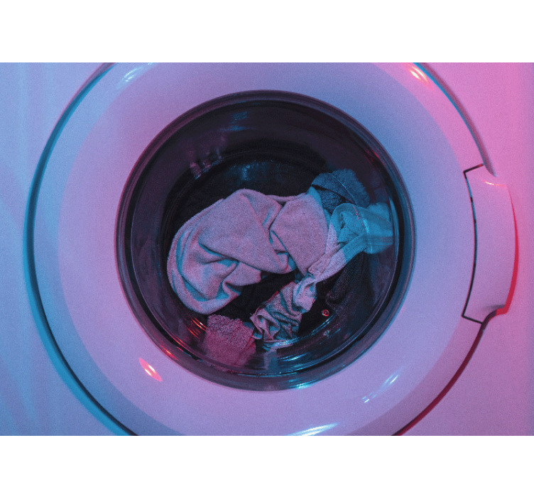 Fototapet vintage centrifugările mașinii de spălat - TenStickers