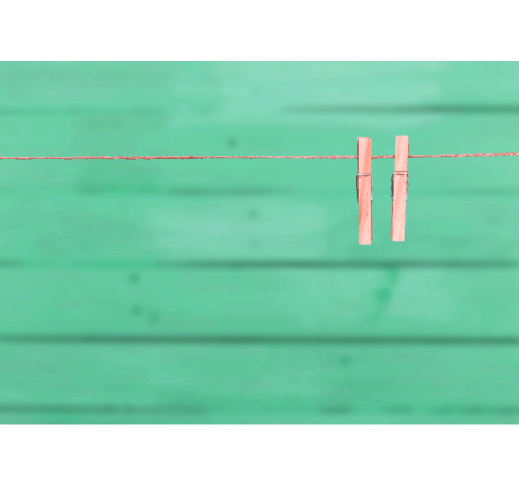 Picturi murale de textură și model cleme de rufe pe linie - TenStickers