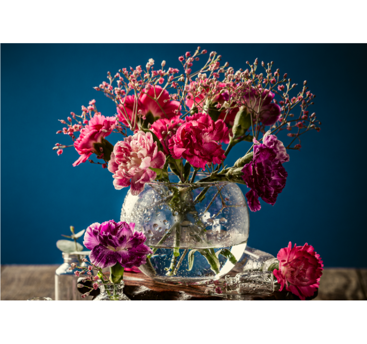 Fototapet cu flori compoziție florală viu colorată - TenStickers