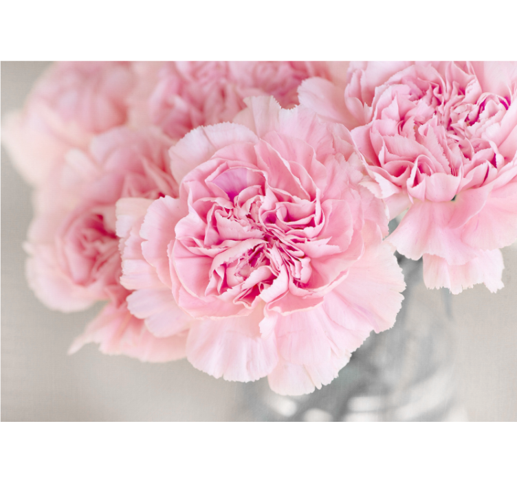 Fototapet cu flori flori roz încântătoare - TenStickers