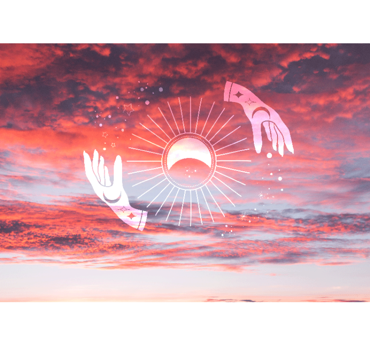 Fraze fototapet Îmbrățișare cosmică - TenStickers