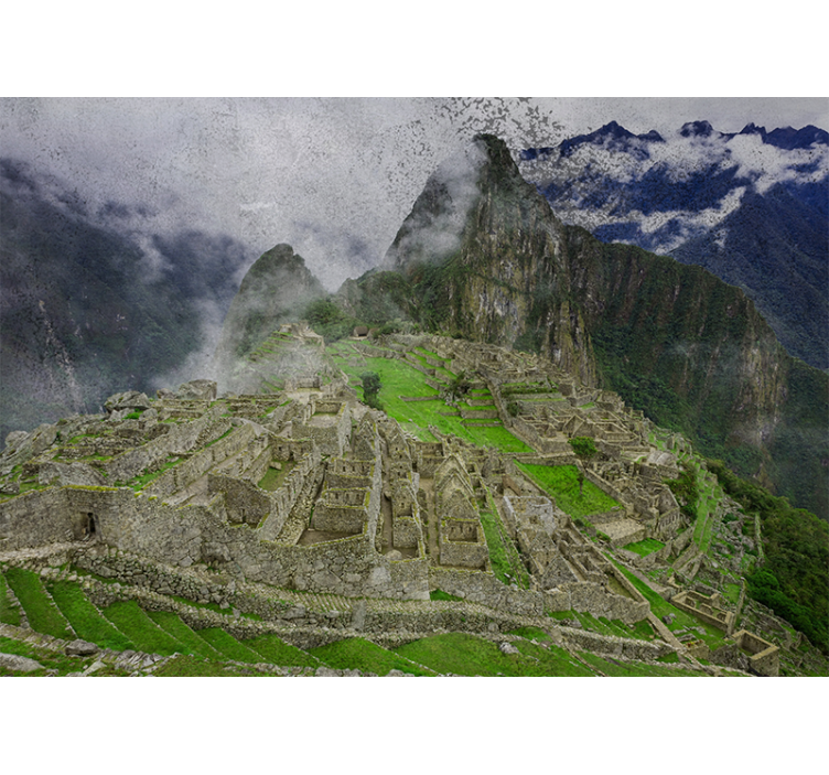 Fototapet de oraș ruinele machu picchu - TenStickers