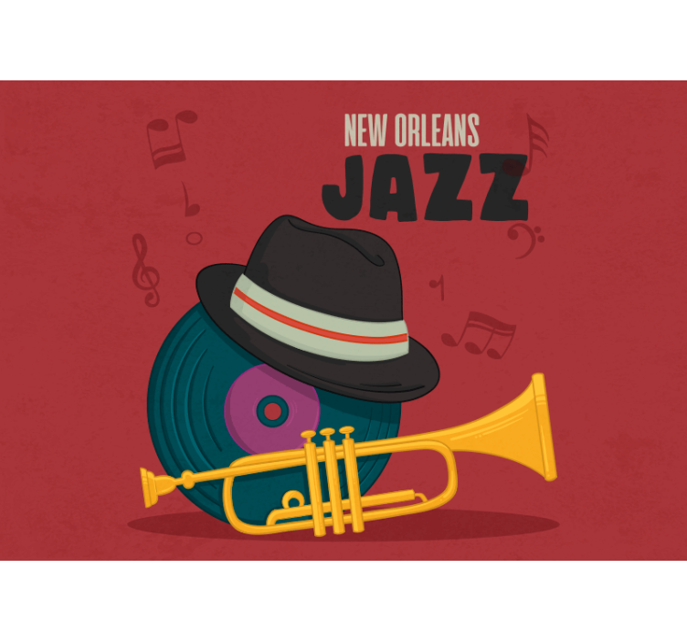 Fototapet muzică jazz din new orleans - TenStickers