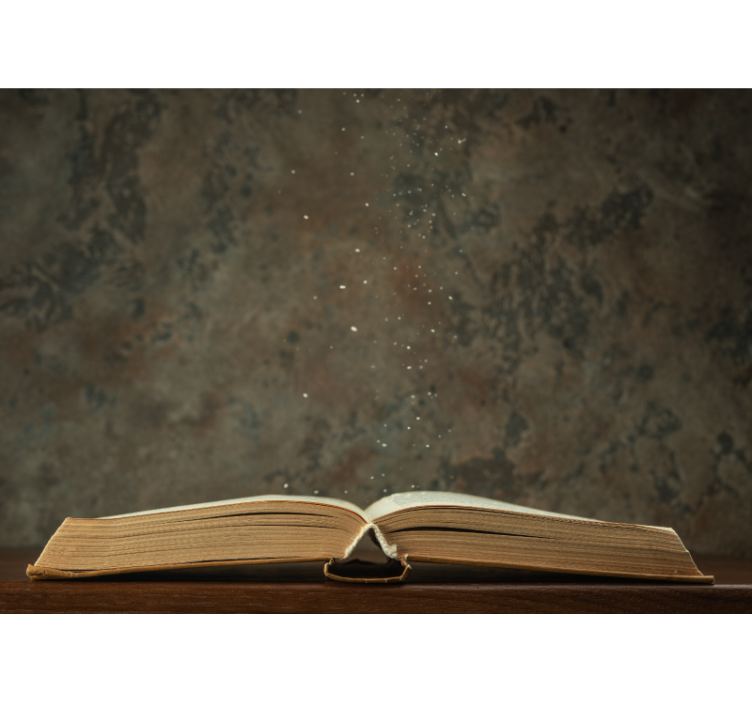 Fototapet arta magia cărții deschise - TenStickers