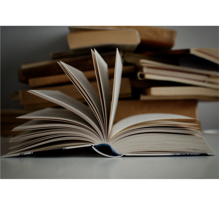 Mural deschis de perete de carte deschisă - TenStickers