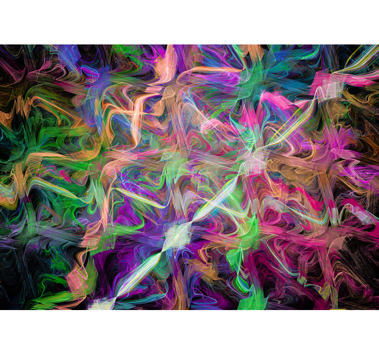 Vopsele colorate învârtesc fototapetde perete - TenStickers