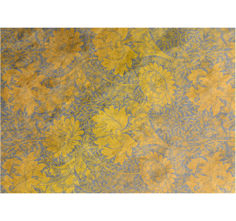 fototapetde flori din beton auriu 3d - TenStickers