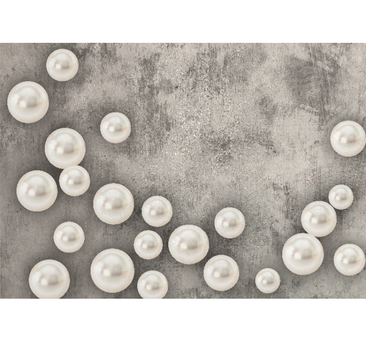 Picturi murale de textură și model aranjament perlă delicat - TenStickers