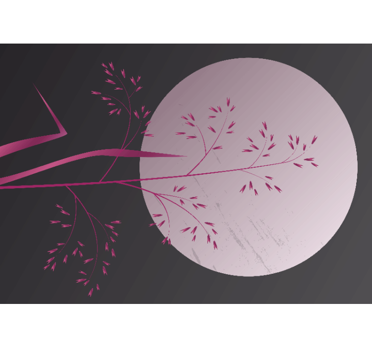 Fotomural mediu zen motif botanic seren - TenStickers