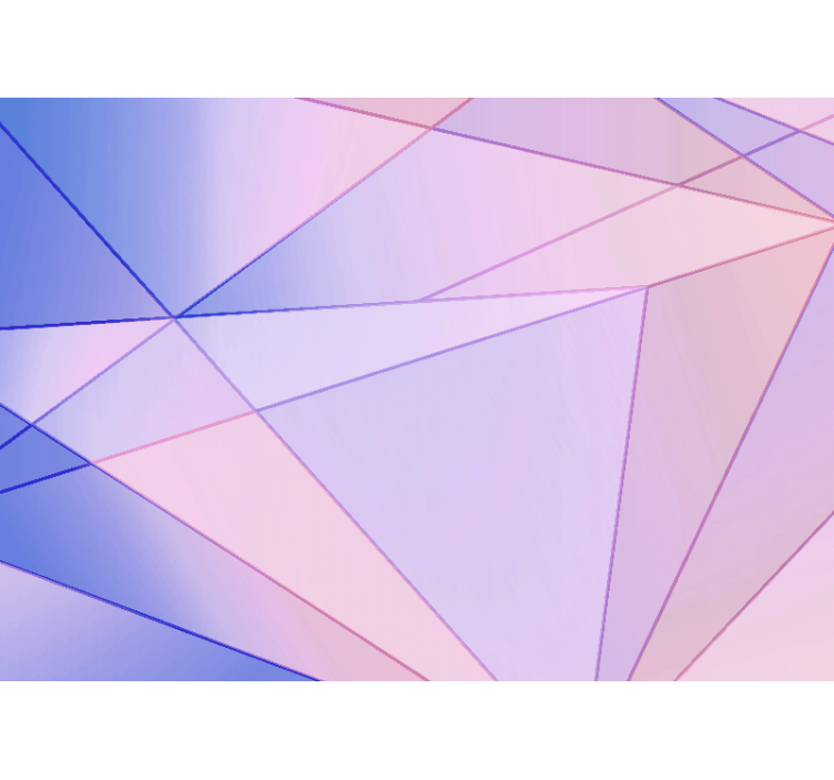 Fototapet abstract joc de culori geometrice - TenStickers