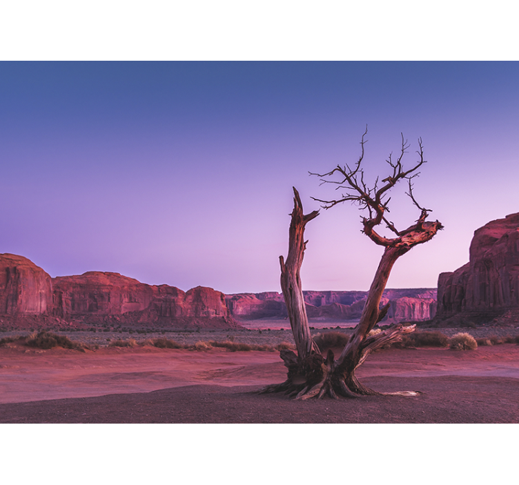 Fototapet peisaje structură de piatră în deșert - TenStickers