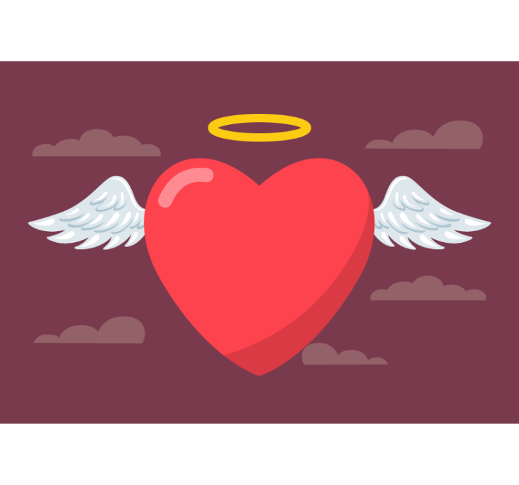 fototapetde artă urbană cu inimă colorată - TenStickers