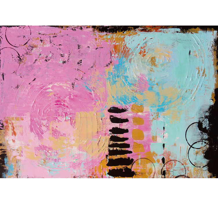 Fototapet abstract vârtejuri colorate abstracte - TenStickers