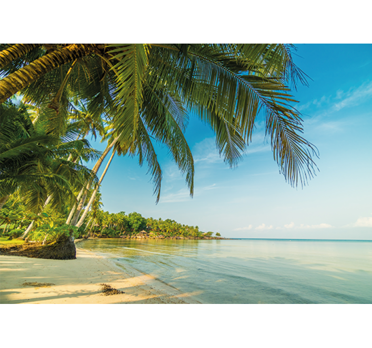 Fototapet natura peisaj de plajă liniștit - TenStickers