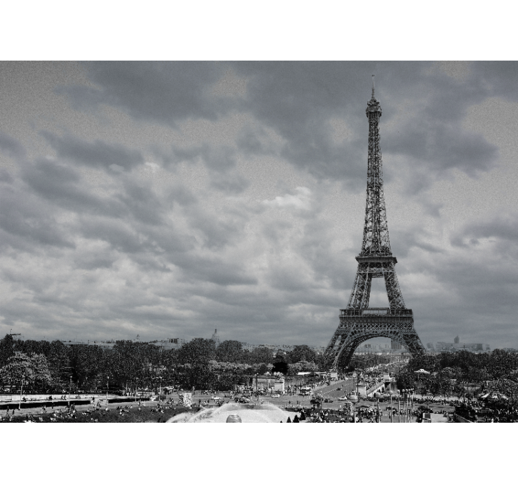 Fototapet paris vederi din turnul eiffel - TenStickers