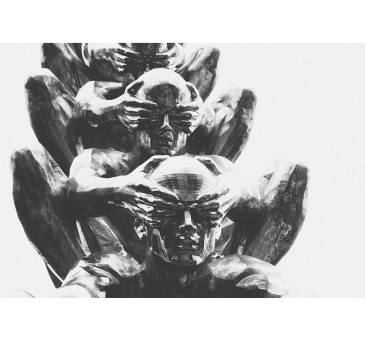 Fototapet arta figuri umane abstracte - TenStickers