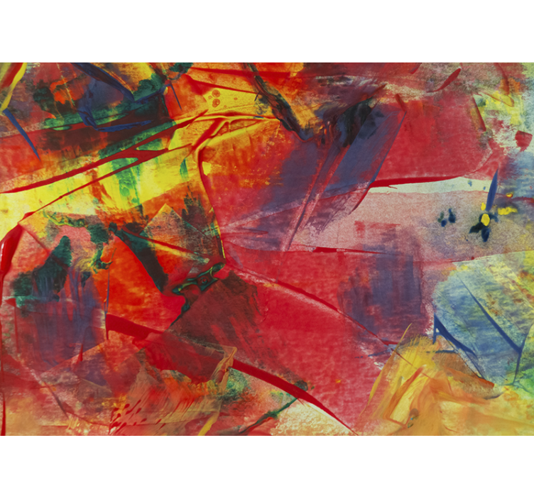 Fototapet abstract fuziune dinamică de culori - TenStickers