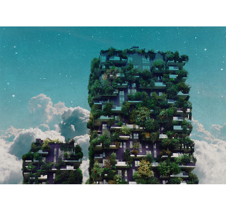 Fototapet natura grădină verticală verde - TenStickers