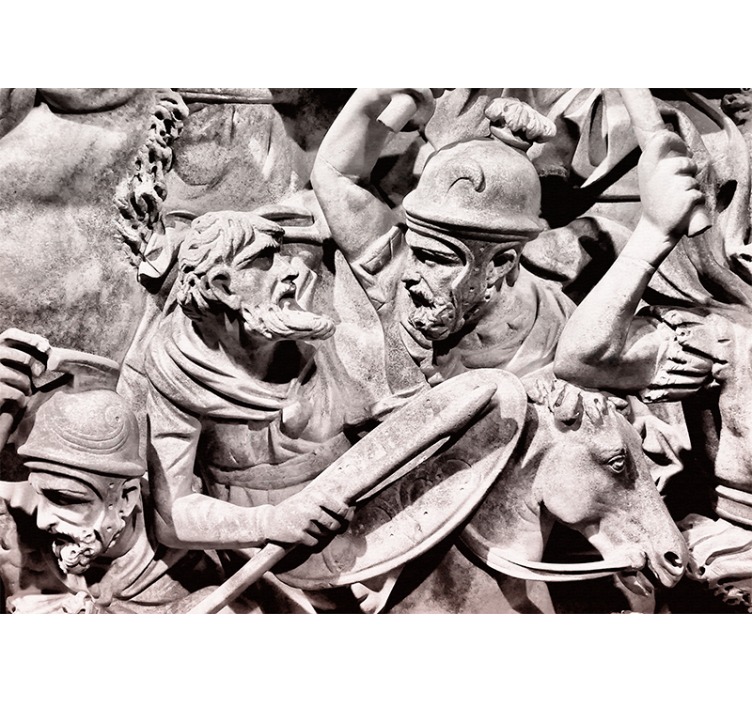 Fototapet artă clasică scenă de bătălie antică - TenStickers