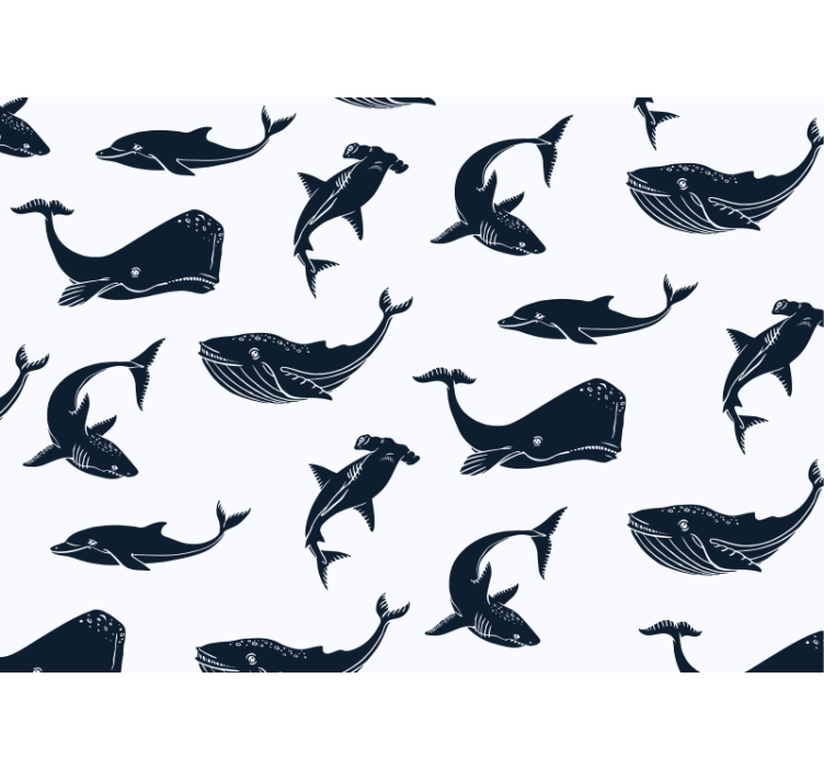 Fototapet animale motive cu viață marină - TenStickers