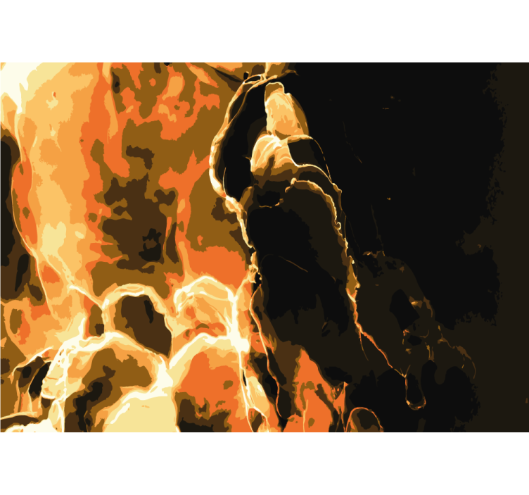 Fototapet abstract model abstract înflăcărat - TenStickers