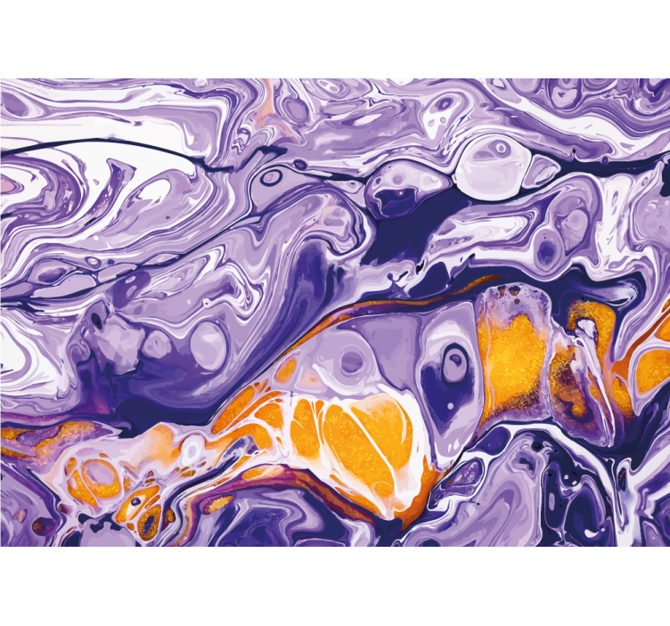 Fototapet abstract vârtej fluid violet - TenStickers