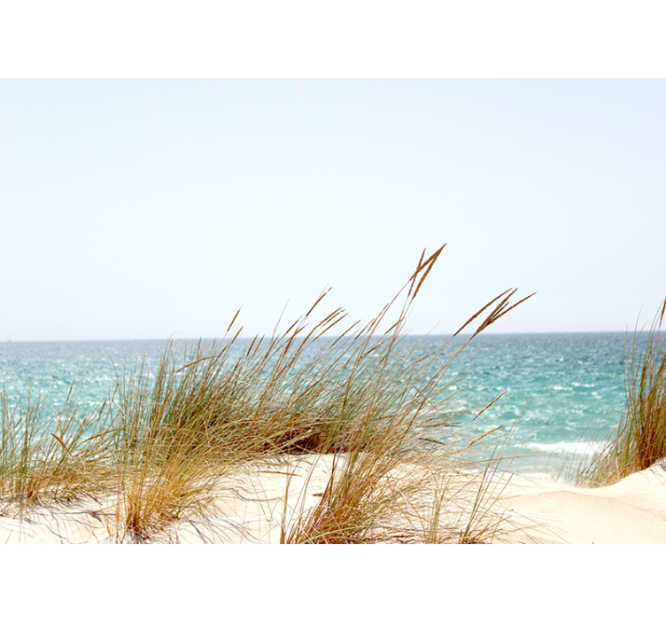 Fototapet natura priveliște liniștită la mal - TenStickers