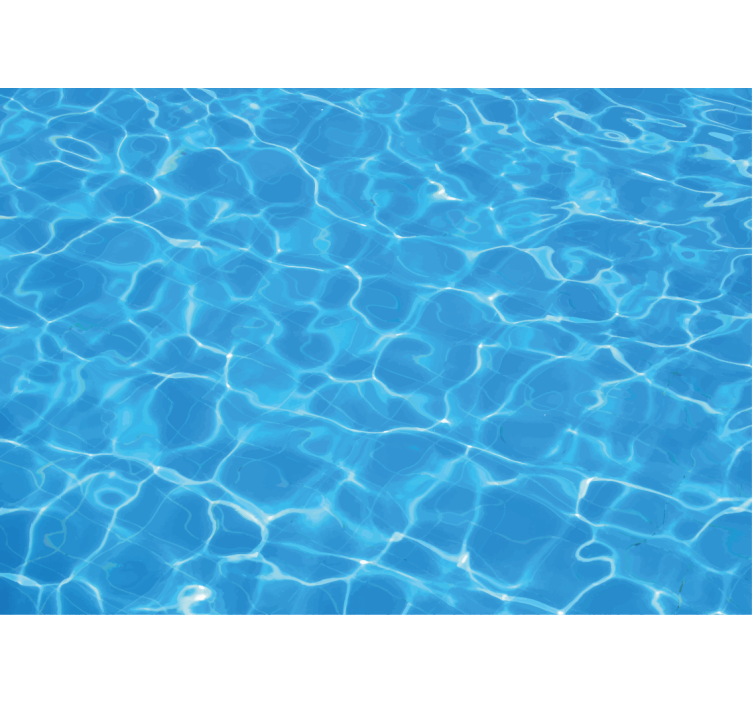 Fototapet mare suprafață de apă cristalină - TenStickers