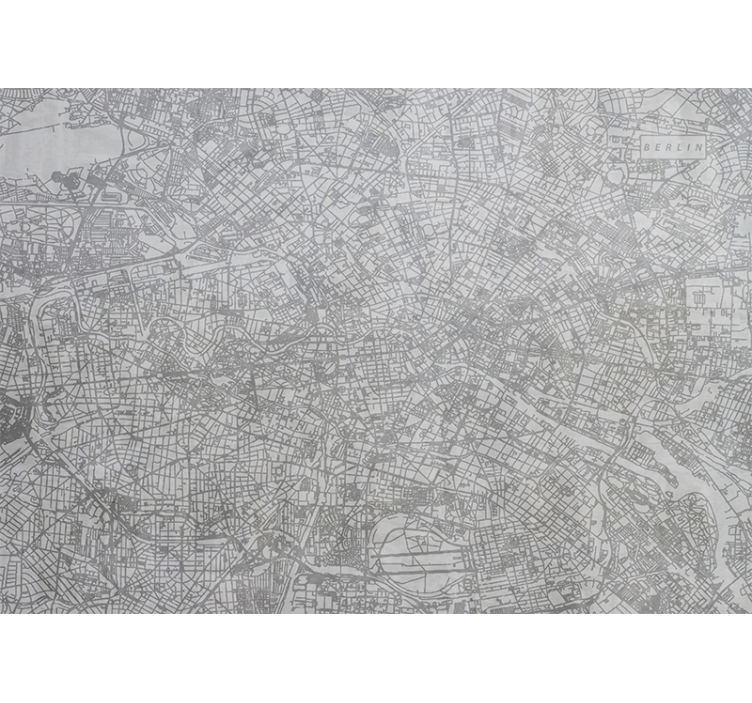 Harta orasului berlin murala de perete - TenStickers
