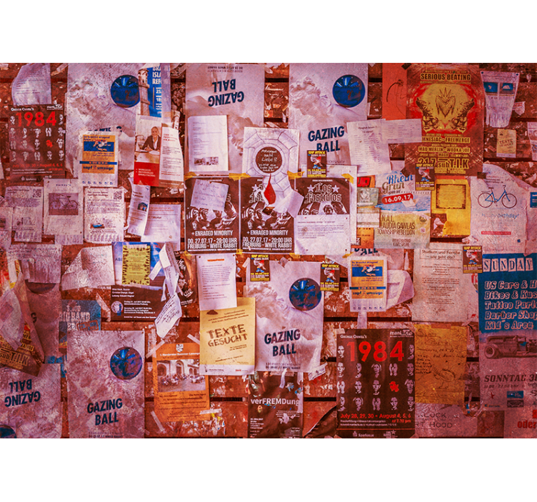 Fototapet artă urbană poster colaj urban - TenStickers