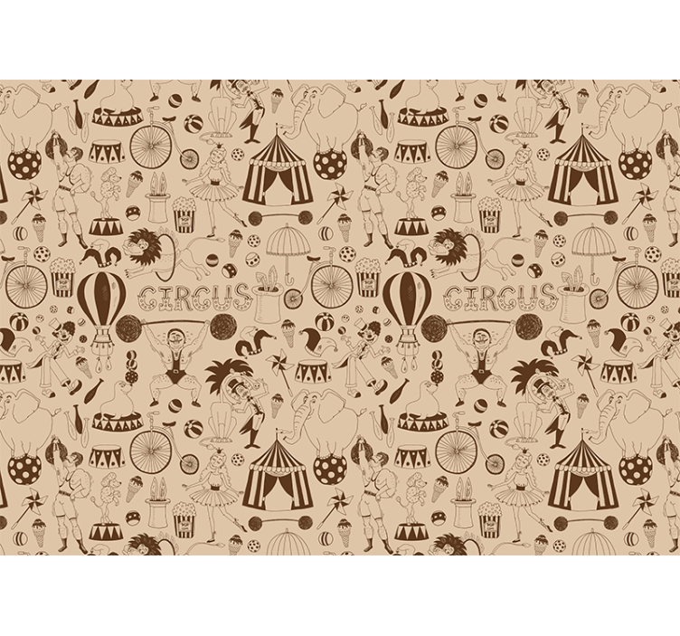 Fototapet persoane artă de performanță la circ - TenStickers