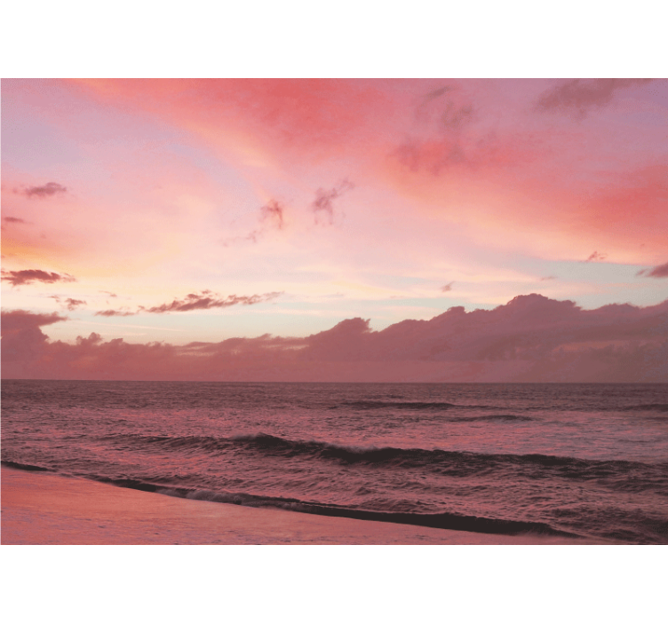 Fototapet natura peisajul liniștit al mării - TenStickers