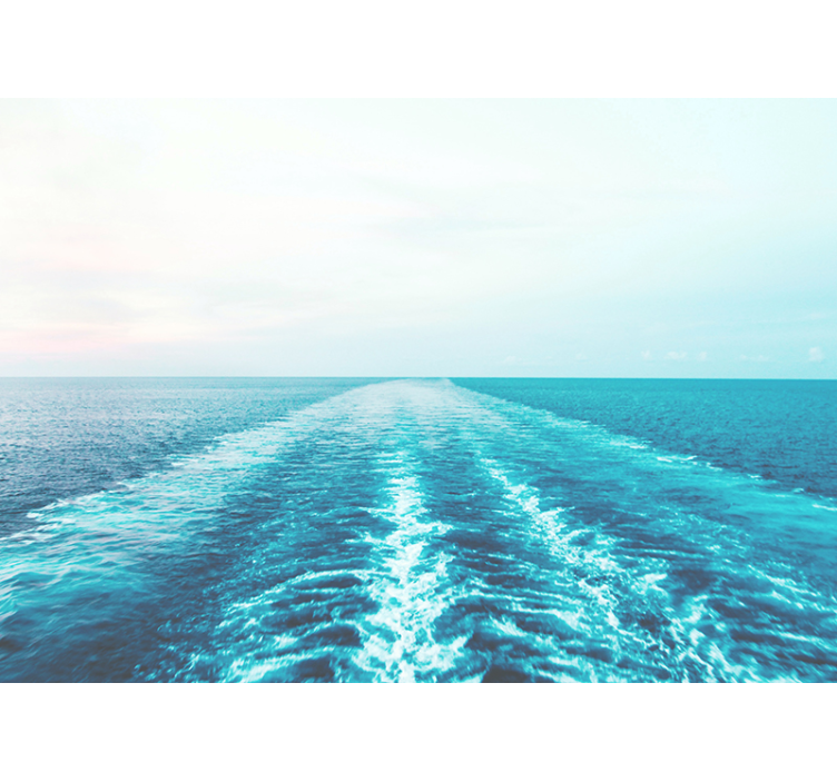 Frumoase fototapetde perete cu apă de mare limpede - TenStickers