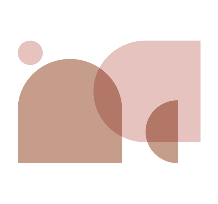 Fototapet abstract aranjament forme geometrice - TenStickers