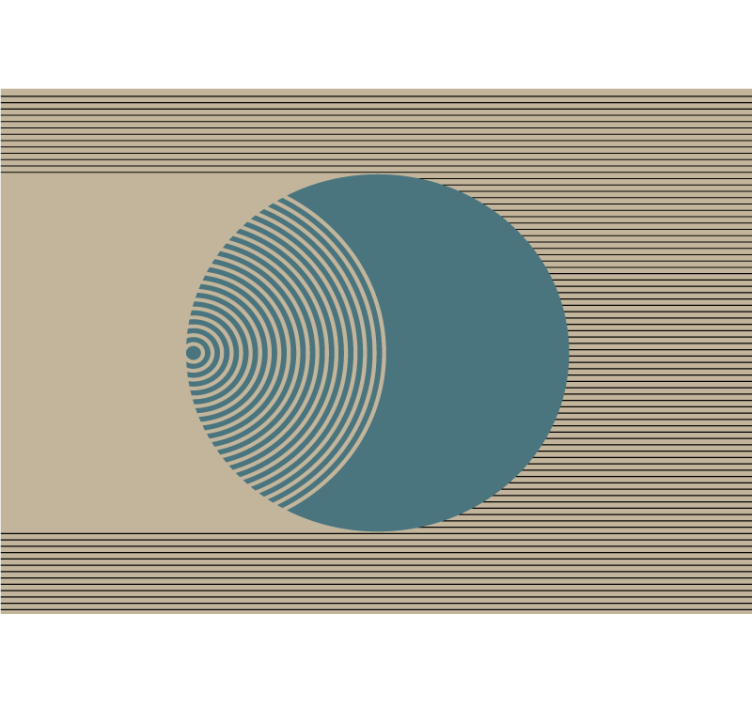 Fototapet abstract model de cerc geometric - TenStickers