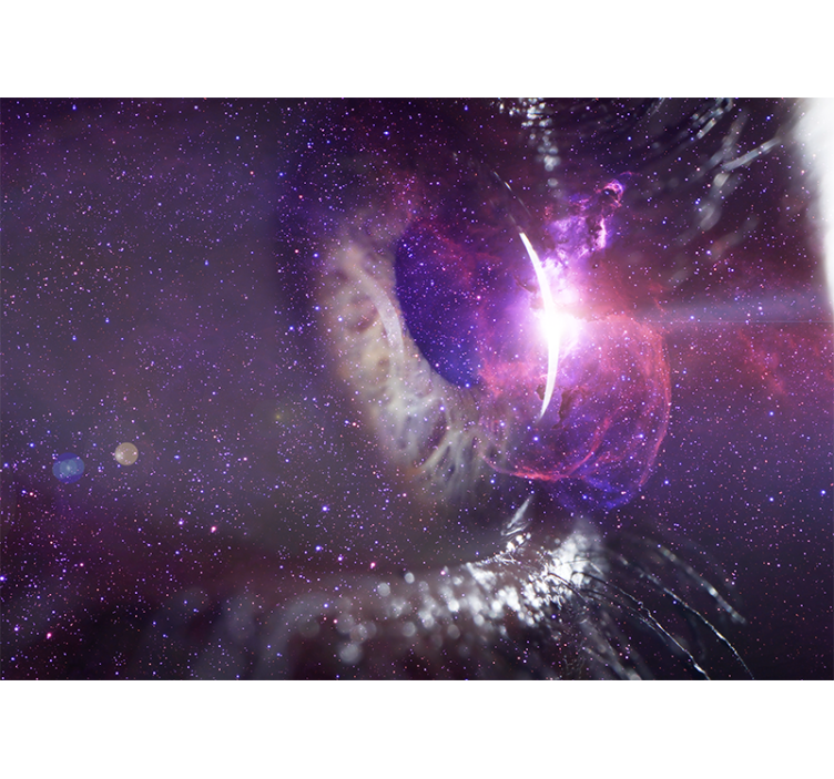 Spațiul fototapet perspectiva ochiului galactic - TenStickers