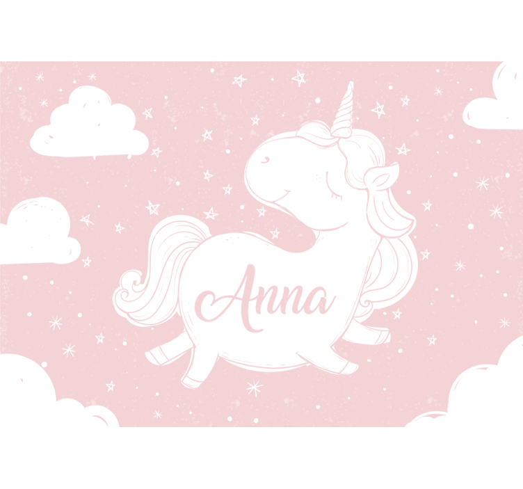 Fototapet pentru copii cu design vesel de unicorni - TenStickers