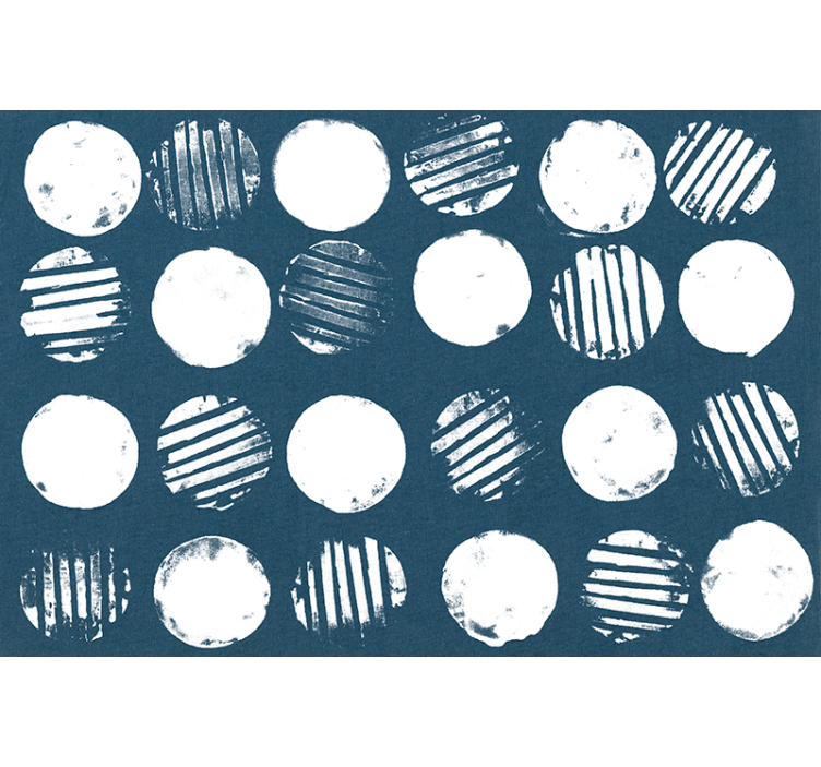 Fototapet texturat cu model circular - TenStickers