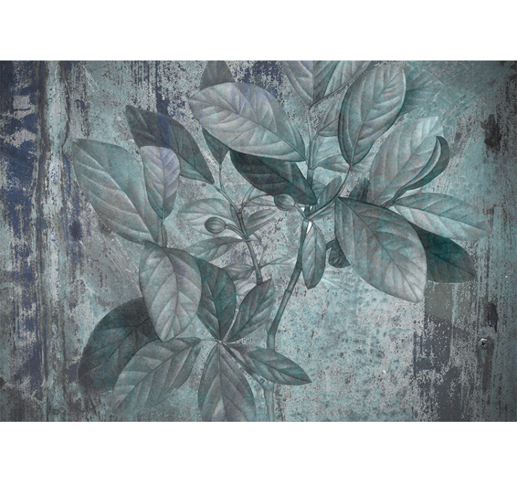 Fototapet natura muguri verzi frunzoși - TenStickers