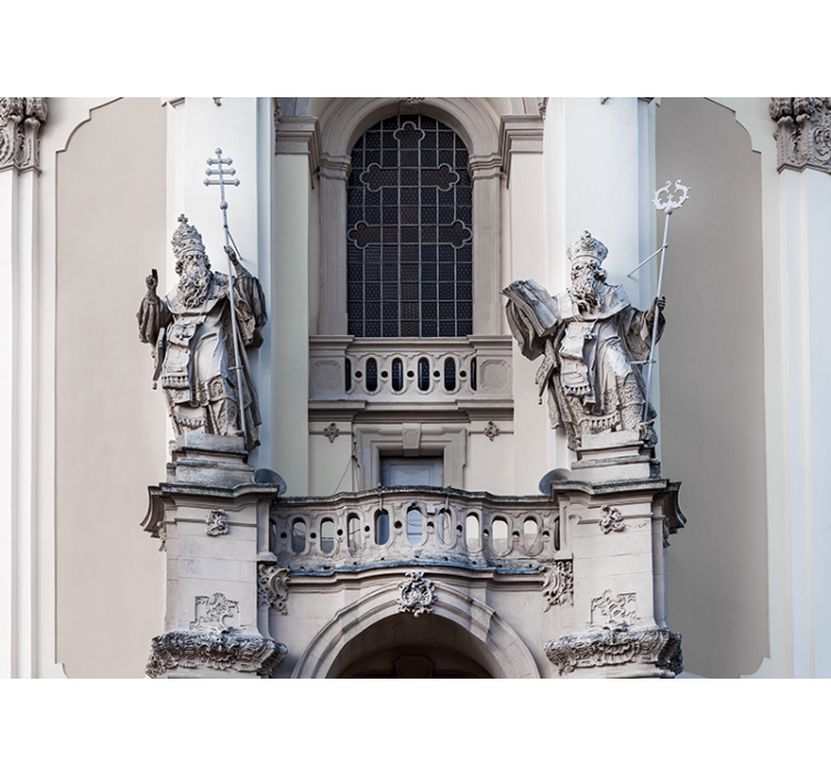 Fototapet 3d iluzie optică ușă clasică - TenStickers