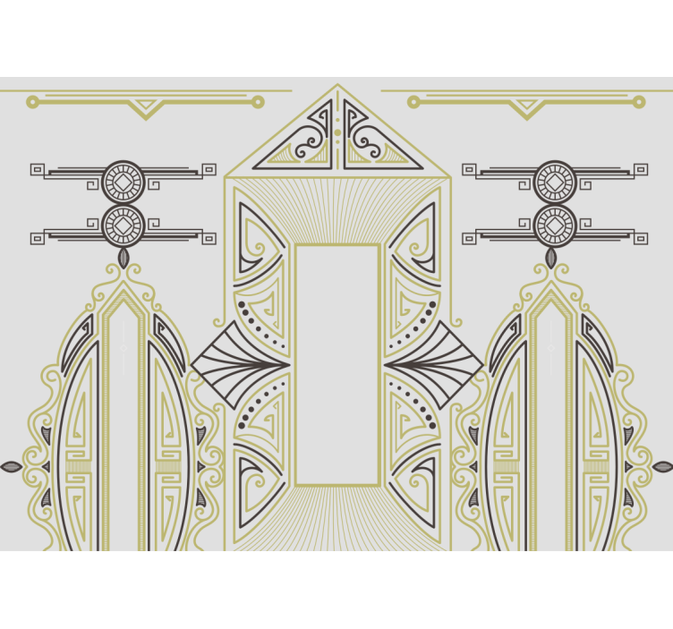 fototapetdecorative abstracte „art deco”. - TenStickers