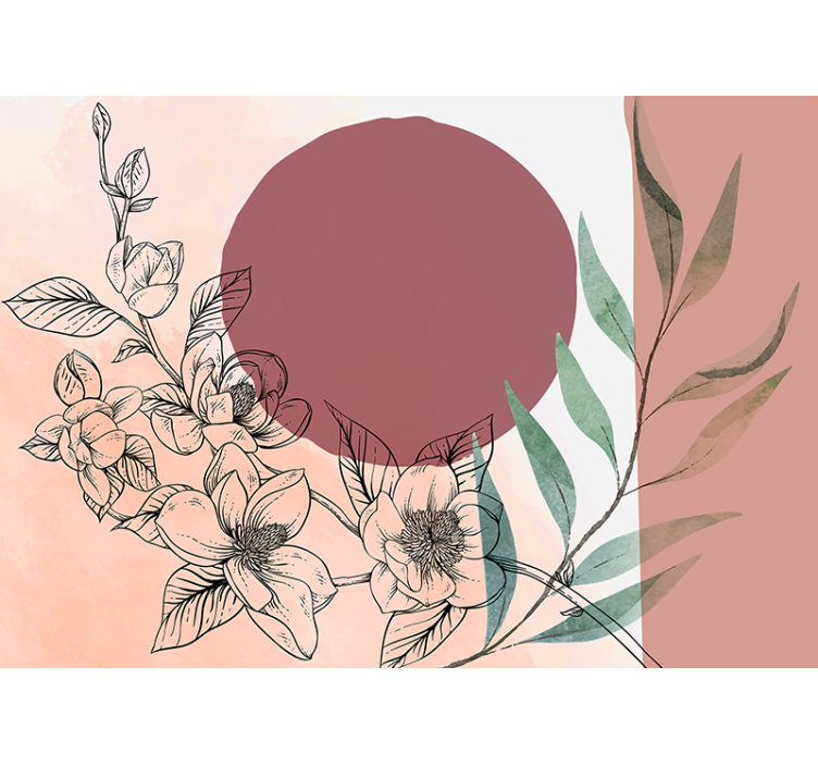 Fototapet cu flori compoziție florală - TenStickers