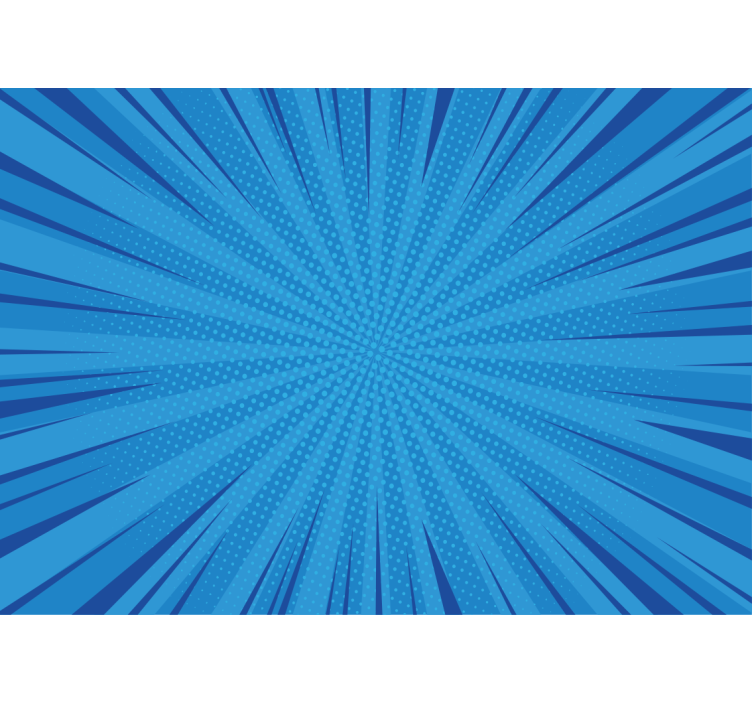 Fototapet artă urbană explozie albastră dinamică - TenStickers