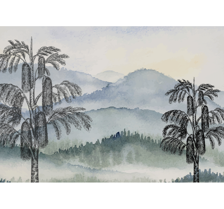 Fototapet natura peisaj montan - TenStickers