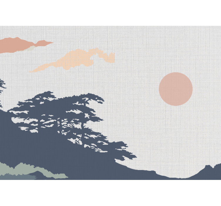 Fototapet natura peisaj liniștit - TenStickers